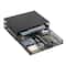 Mind Reader Monitor Stand and Office Supplies, Ventilated Riser, Storage Drawer, Metal Mesh, 15.75"L x 11.75"W x 4.5"H, Black